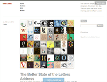 Tablet Screenshot of betterletters.tumblr.com