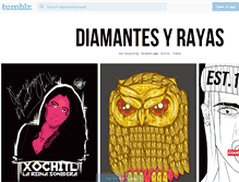 Tablet Screenshot of diamantesyrayas.tumblr.com