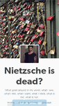 Mobile Screenshot of nietzsche-is-dead.tumblr.com