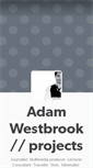 Mobile Screenshot of adamwestbrook.tumblr.com