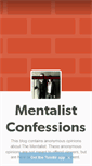 Mobile Screenshot of mentalistconfessions.tumblr.com