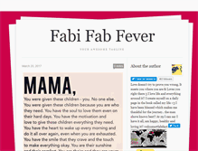 Tablet Screenshot of fabifabfever.tumblr.com
