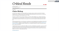 Desktop Screenshot of criticalreads.tumblr.com