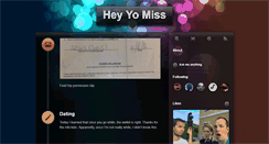 Desktop Screenshot of heyyomiss.tumblr.com