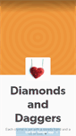 Mobile Screenshot of diamondsanddaggers.tumblr.com