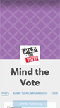 Mobile Screenshot of mindthevote.tumblr.com