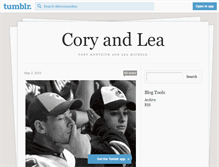 Tablet Screenshot of ilikecoryandlea.tumblr.com