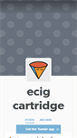 Mobile Screenshot of ecigcartridge.tumblr.com