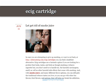 Tablet Screenshot of ecigcartridge.tumblr.com