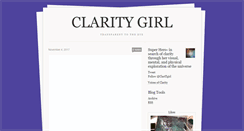 Desktop Screenshot of claritygirl.tumblr.com