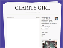 Tablet Screenshot of claritygirl.tumblr.com