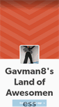 Mobile Screenshot of gavman8.tumblr.com