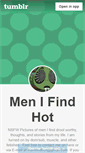 Mobile Screenshot of menifindhot.tumblr.com