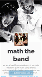 Mobile Screenshot of maththeband.tumblr.com