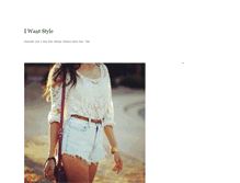 Tablet Screenshot of iwantstyle.tumblr.com