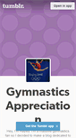 Mobile Screenshot of gymnasticsappreciation.tumblr.com