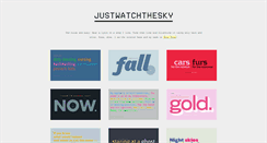 Desktop Screenshot of justwatchthesky.tumblr.com