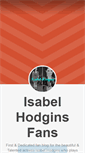 Mobile Screenshot of isabelhodginsfans.tumblr.com