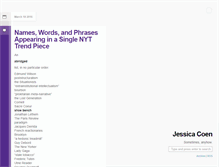 Tablet Screenshot of jessicacoen.tumblr.com