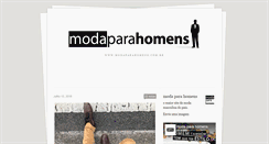 Desktop Screenshot of modaparahomens.tumblr.com