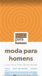 Mobile Screenshot of modaparahomens.tumblr.com
