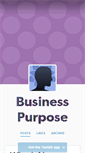 Mobile Screenshot of businesspurpose1.tumblr.com