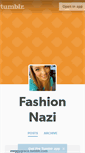 Mobile Screenshot of fashionnazi.tumblr.com