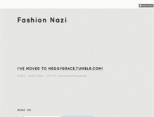 Tablet Screenshot of fashionnazi.tumblr.com