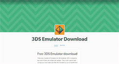 Desktop Screenshot of free3dsemulatordownload.tumblr.com