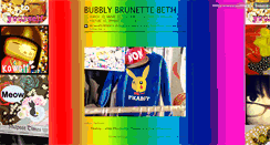 Desktop Screenshot of bubblybrunettebeth.tumblr.com