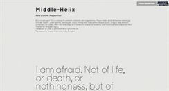 Desktop Screenshot of middle-helix.tumblr.com