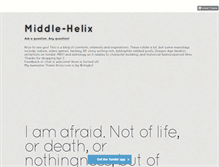 Tablet Screenshot of middle-helix.tumblr.com
