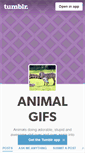 Mobile Screenshot of animalygifs.tumblr.com
