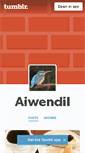 Mobile Screenshot of aiwendil.tumblr.com