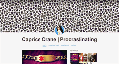 Desktop Screenshot of capricecrane.tumblr.com