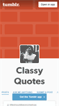 Mobile Screenshot of classyquotes.tumblr.com