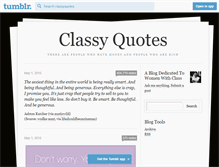 Tablet Screenshot of classyquotes.tumblr.com