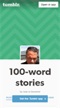 Mobile Screenshot of 100-wordstories.tumblr.com