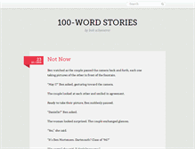 Tablet Screenshot of 100-wordstories.tumblr.com