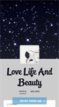 Mobile Screenshot of lovelifeandbeauty.tumblr.com