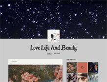 Tablet Screenshot of lovelifeandbeauty.tumblr.com