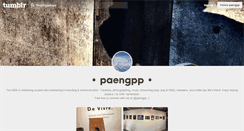 Desktop Screenshot of paengpp.tumblr.com