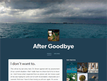 Tablet Screenshot of after-goodbye.tumblr.com