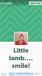 Mobile Screenshot of little-lamb-smile.tumblr.com