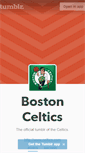 Mobile Screenshot of celtics.tumblr.com