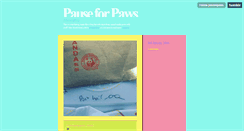 Desktop Screenshot of pause4paws.tumblr.com