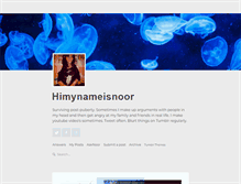 Tablet Screenshot of himynameisnoor.tumblr.com