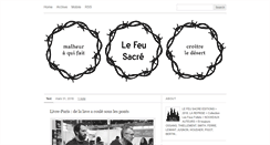 Desktop Screenshot of lefeusacre-editions.tumblr.com