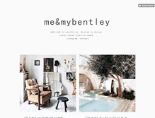 Tablet Screenshot of meandmybentley.tumblr.com