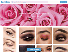 Tablet Screenshot of hellyeaheyemakeup.tumblr.com